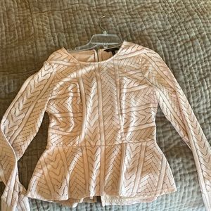 BCBGmaxazria blouse in nude/pink size M